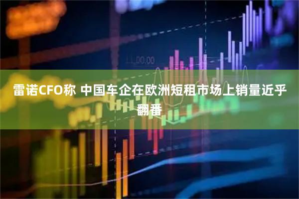 雷诺CFO称 中国车企在欧洲短租市场上销量近乎翻番